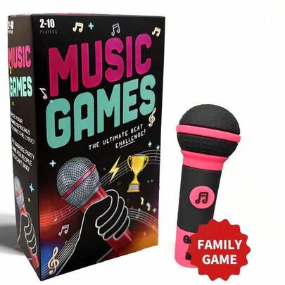 2026新款幸运蛋趣味音乐游戏“糟糕的歌手”桌游卡牌，适合男孩女孩，互动性强，社交性高，适合家庭，热销爆款，爆炸模型，送给男朋友、女朋友的礼物，生日、派对、完美礼物，馈赠佳品