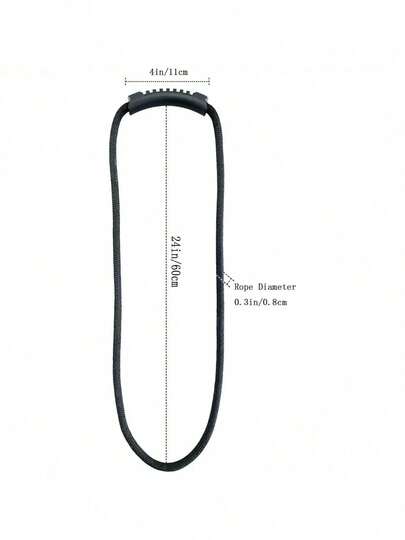 1 Pcs Vacuum Hose Organizer With Handle - Durable Black Storage Strap, Suitable For Home, Garage, And Store Use, Secure Extension Cord Holder For Water And Oil Hoses, Vacuum Hose Storage, Easy Grip Design, Sturdy Structure