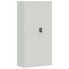 vidaXL Classeur grigio chiaro 90x40x180 cm acciaio - Grigio - Visualizzare 3