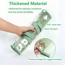 Thickened Transparent File Folder | Office & School Exam Organizer | Document Pouch | Student Backpack | Holiday Gift For Christmas/Thanksgiving/Back-To-School Season | Large Capacity Portable,Back To School Supplies,School Tops,Home And Living New In,Gifts,Household Items,Bathroom Accessories,School Supplies,Back To School,Office Supplies,Outdoor Supplies,Organization And Storage,Storage Supplies,Summer Outfits,Valentine'S Day,Valentines. - màu xanh lá - Xem 8