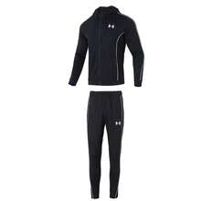 Under Armour 男士運動套裝 UA EMEA Tracksuit Novelty 戶外日常簡約運動休閒外套長褲 1390152-001 - 黑色 - 查看 1