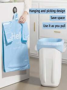 20pcs Thick Trash Bags - Leak-Proof, Tear-Resistant, Durable Polyethylene Material, Multi-Purpose, Suitable For Kitchen, Bathroom, Living Room, Can Be Used As Household Trash Bags, Kitchen Garbage Disposal Bags, Leak-Proof Design, Sturdy Structure