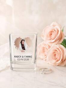 1pc/12pcs Personalized Wedding Shot Glass,2oz Glass Material,Custom Photo & Name | Suitable For Bridesmaid Gift,Valentine's Day,Wedding Decor,Birthday Parties,18th Birthday Gifts,Unique Birthday Gift, Photo Keepsake, Fun Birthday Gift,Shot Glass With Face,Shot Glass With Picture, Custom Birthday Shot Glasses, Personalised Gifts And For Groomsmen Gifts - Square Cup - View 7