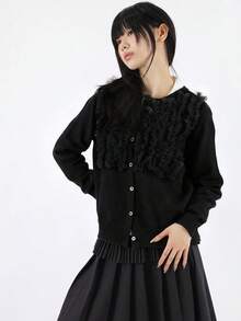 Women Cardigans - Black - View 5