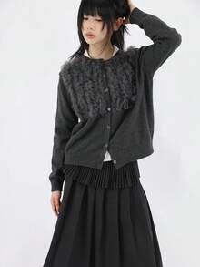 Women Cardigans - Xám - Xem 3