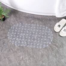 1 件防滑浴室垫，中号 26 x 14 英寸，带吸盘和排水孔的防滑淋浴垫，可机洗浴室浴缸垫（透明/蓝色/绿色/紫色） - 彩色 - 查看 7