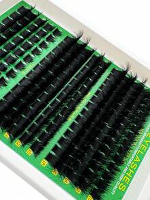 160D 200D 300D dicke stachelige Einzelwimpern 10-18mm Mega Flauschige Wimpernverlängerung Fluff DIY D Lockige Wimpernverlängerung Einzigartige stachelige Büschel-Wimpernverlängerungen Anime Einzelne Feenknospen Wimpern 8-18mm 180 Stücke zum Selbermachen zu Hause - D - Übersicht 9