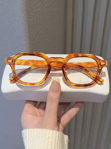 1 副复古小方框时尚阅读/电脑/游戏眼镜，无度数，适合男士/女士日常使用 - 彩色 - 查看 11