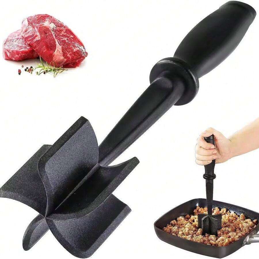 手持式绞肉机、刮刀、切肉器、搅拌铲 - 彩色 - 查看 1