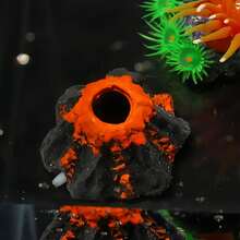 1. Volcano Shaped Aquarium Air Pump With Volcano Eruption Bubble System - ABS Plastic Oxygen Pump And Rock Air Stone, Suitable For Fish Tank, Compatible With Air Pump, Suitable For Freshwater/Saltwater Aquarium, Easy Installation (Fits Most Air Pumps) - A - View 5