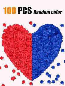 1000 pétalos de rosa artificiales, disponibles en 4 colores: rojo/blanco/azul/rosa, adecuados para bodas, regalos del Día de San Valentín, decoración de celebraciones, decoración del hogar, decoración de otoño - Multicolor - Ver 12