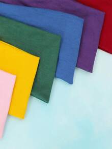 1条女士防滑头带 - 时尚运动风头带，柔软棉质弹力女士运动瑜伽跑步头带 - 彩色 - 查看 2