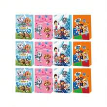 12 Túi Quà Paw Patrol - Gói nhiều túi tiết kiệm, bền và chống mài mòn, màu sắc kẹo ngọt bắt mắt | Túi giấy Kraft đựng kẹo/bánh quy/đồ ăn vặt trang trí tiệc sinh nhật | Quà tặng và đồ dùng tiệc tùng - Nhiều màu - Xem 7