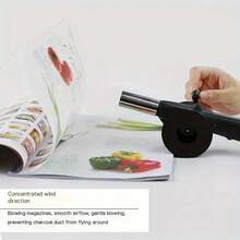 Ventilador manual portátil, adecuado para barbacoa, camping y encendido de fuego - Altamente eficiente y fácil de usar, regalo perfecto para estufas, encendedor de barbacoa, herramientas de barbacoa, equipo de camping, utensilios de picnic, iniciadores de fuego, eficiente y sin electricidad, adecuado para actividades al aire libre, accesorios de barbacoa, suministros para reuniones, entretenimiento en el patio trasero, senderismo, aventura, viaje, trekking, equipo de camping, utensilios de cocina, accesorios de tienda de barbacoa, restaurantes, regalos para hombres, regalos prácticos - Multicolor - Ver 7