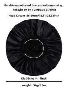 This 2-In-1 Multi-Functional Hair Net Includes A Sleep Cap, Hair Net, Satin-Edged Sleep Cap, And Crocheted Headband. It Is A Must-Have For Travel, Convenient For Creating Various Hairstyles, And An Ideal Choice For Daily Hair Care. Comfortable And Easy To Use. Hair Sleep Cap Sleep Bonnet - Multicolor - View 9