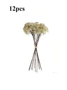 6/12pcs Artificial Galaxy Flower Bouquet, Suitable For Wedding Bride Bouquet, Flower Crown Making, DIY Floral Arrangement, Home & Office Decor, Dining Table Setting, Birthday Party Decoration, Lifelike Texture - Multicolor - View 7