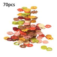 1pc DIY Creative Cute Stacking Tree Toy, Multi-Color Accessories, Various Play Modes, Free Stacking & Balancing Building Blocks, Interactive Birthday/Christmas Gift