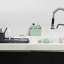 OpenHIBrabantia 3 almohadillas para orejas de limpieza de microfibra (gris oscuro, gris claro, verde jade) absorbentes almohadillas para orejas higinicas esponjosas para lavado de cocina, secado, mostradores, espejos - Mixto+3 pack de almohadillas de limpieza - Ver 8