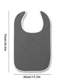 Adult Bibs, Unisex Adult Eating Bibs, Feeding Assistance Supplies For Elderly And Disabled, Adjustable Hook & Loop Closure Adult Bibs/Bibs, Removable And Washable Nursing Home Elderly Feeding Bibs, Made Of Towel Fabric, Suitable For Elderly Use, 6 Color Options