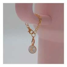 1 Pack Personalized Letter Pendant, Customized Jewelry Accessories For Coffee Cup Identification, Anti-Lost Decoration - White - View 27