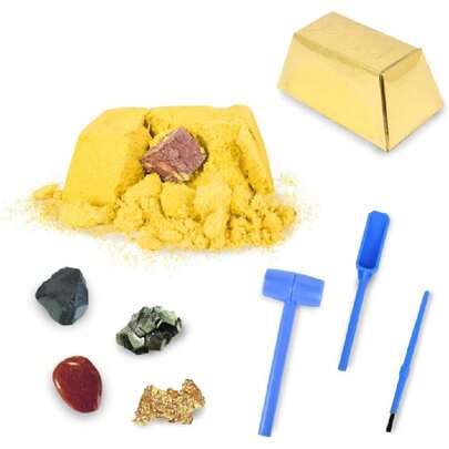Sunny Days Entertainment Gold Dig Kit, Juguete de Ciencia misteriosa para niños, Recuerdo de Fiesta, Bolsas de Regalo, Regalo del día de San Valentín para niñas y niños, 5+,38072164