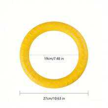 This Is A Circular Interactive Toy That Can Be Used As A Dog Toy As Well As A Chew Toy For Them. - Yellow - View 9