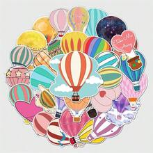 50 Pcs Dreamy Hot Balloon Stickers, 1.96 - 3.15inch Cartoon Fairy Tale Decorative Stickers, Self - Adhesive Scrapbooking, '' Room Decoration, Party SetupHot Balloon - Hot Air Balloon - View 5