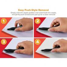 Office - Removedor de grapas, punta magnética, paquete de 3 (40000M-BLK-3PK),38081494 - Multicolor - Ver 5