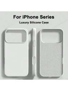 Liquid Silicone 3-Layer Full Coverage Soft Rubber Phone Case, Shock-Proof Protective Cover With Anti-Scratch Super Soft Fiber Lining, Compatible With IPhone 17, 17 Air, 17 Pro, 17 Pro Max, 13, 11, 16 Pro Max, 15, 14 Plus, 12