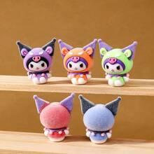 SANRIO 1/3/5/9件套三丽鸥酷洛米小恶魔毛绒公仔，DIY首饰配件及办公桌面装饰品 - 彩色 - 查看 4