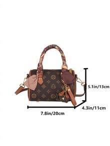 Bolso de mano nuevo y de moda, con un diseño minimalista y vintage, bolso de hombro y bandolera, de elegancia exquisita, tipo bolso de Boston, adecuado para compras, ir al trabajo, citas, viajes diarios y talla grande ocasiones.