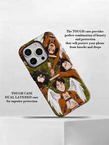 Ángeles de Anime Descansando Juntos para Siempre. Esta elegante funda es compatible con los modelos  16, 15, 14 Pro Max, 13, 12, 11, XR y XS Plus. Fabricada en silicona TPU, ofrece protección contra golpes y caídas, además de una sensación superior. Es un regalo ideal para familiares, amigos y seres queridos, y una opción perfecta para Navidad.fundas para ,accesorios para celular,fundas para celular,funda  13,fundas ,fundas para  13,funda  16,funda  17 pro max, 17 pro max,funda  15,funda  17,funda ,fundas para  16,fundas  15,funda  14,fundas  17 pro max,protector para ,fundas  11,fundas  12,funda  17 pro,fundas  13,,case  17 pro max,fundas para  11,fundas para  12,Ataque a los Titanes - Blanco - Ver 5