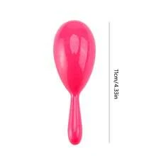 1/6/12pcs Plastic Maracas, Suitable For Birthday Party, Party Favors, Holiday Decorations, Candy Bag Fillers, Random Colors - Multicolor - View 10