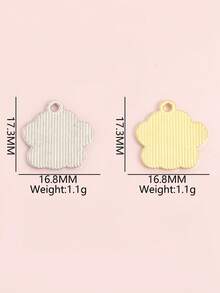 10pcs Multicolor Cat Paw Styling Drip Oil Alloy Charms Fashion Necklace Bracelet Earrings Keychain Phone Chain And Creative Decorations DIY Cute Animal Paw Prints Pendants, Couple And Friendship Jewelry Accessories - Animal Paw Prints - View 6