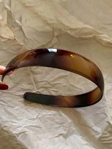 3条/1条女士黑色、白色、玳瑁色塑料发箍，时尚百搭高端简约设计发饰，适合日常佩戴、通勤、派对、休闲、海滩、沐浴、搭配妆容等场合。 - 彩色 - 查看 7