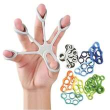 1 pezzo Dispositivo di potenziamento della presa in silicone, giocattolo antistress, giocattolo sensoriale per fidget, progettato per ADHD e problemi di concentrazione, livello B-3, adatto per il rilassamento - Multicolore - Visualizzare 2