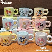 Disney 迪士尼米奇、米妮、黛丝、史迪奇陶瓷马克杯，高品质情侣水杯，生日礼物 - 彩色 - 查看 1