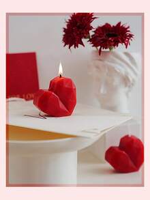 1 cây nến hình trái tim, nến thơm trị liệu, quà tặng tạo không khí, quà tặng ngày lễ tình nhân, quà tặng đám cưới. Nến thơm hình trái tim, thích hợp để trang trí nhà cửa, văn phòng, đám cưới, quà tặng ngày lễ, v.v. - Nhiều màu - Xem 4