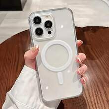 Transparente Hülle, entworfen für Magsafe magnetisches kabelloses Laden, kompatibel mit iPhone-Modellen 11 Pro Max, 12 Mini, 13, 14 Plus, 15 und 16, 17 sowie X, XS, XR, 7. - Transparent - Übersicht 3