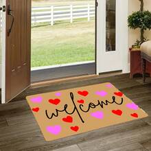 1 Piece Comfortable Soft Welcome Doormat Suitable For Outdoor/Indoor Machine Washable Viscose Material Entrance Mat Suitable For Front Door, Living Room - 24*36英寸 - 查看 5