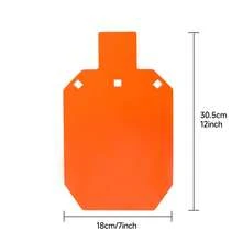 Unique Water Drop Shaped Steel Target - Neon Colored Powder Coating For Day/Night Use, Perfect For Slingshot & Archery Training