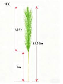 1/15 قطعة - سنابل القصب الاصطناعية ديكور بوهيمي، أعشاب بامباس اصطناعية طويلة وفاخرة، مناسبة لحشو المزهريات، ديكور المنزل الريفي والمطبخ والبوهيمي، ديكور الغرف، ديكور حفلات الزفاف، عيد الحب، هدية عيد الميلاد، مناسبة لترتيب الزهور في الربيع والخريف وال-DIY، كما يمكن استخدامها في الحمام والغرفة والديكور على المنضدة وإكسسوارات الزفاف.
