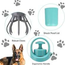 Dog Pooper Scooper, Portable No Touch Poop Scooper For Small Medium Large Dogs, Dog Waste Pick-Up Cleaner With Bag Attachment And Leak-Proof Waste Storage Container - Default - View 3