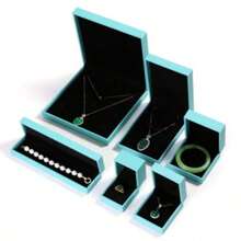 1 Jewelry Box, Silver Gold Jewelry Gift Box, High-End Leather Ring Box, Jewelry Box, Valentine's Day, Mother's Day, Birthday Party Gift Box, Box - Green - View 4