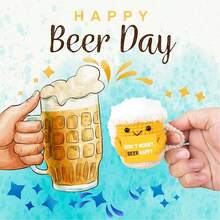 1个钩针啤酒娃娃，可爱的钩针伴侣玩具，附赠一张充满正能量的卡片，适合送给女朋友、生日礼物、女性朋友和老师（秋季啤酒主题）。 - 彩色 - 查看 4
