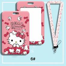 Fashionable Cartoon Cat Card Holder, Suitable For Student ID, Bus Pass, Work ID, Factory Badge, Metro Access, Meal Card, Key Chain Lanyard, ID Card Holder For Nurses, Employees