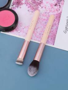 Foundation Brush, Concealer Brush, Kabuki Makeup Brush, Face Contour Makeup Brush, Can Be Used To Wipe Foundation, Makeup, Blush, Highlighter, Eye Shadow - Multicolor - View 3