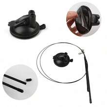 Interactive Cat Toy Set With Realistic Bird Design, Long Pole Double Rods, Bell, Strong Suction Cup, And Artificial Feathers - Handmade Bird Color Random, No Battery Needed, Perfect For All Breeds, Cat Toy Set|Realistic Bird Design|Durable Cat Toy, Cat Toy Set, Without Battery, Flying Bird/Little Bird - D033 - 查看 4