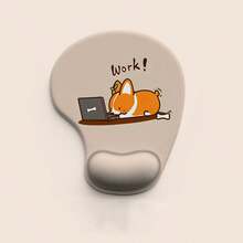 Ergonomic Mouse Pad With Wrist Rest - Soft Memory Foam, Non-Slip Silicone Base, Comfortable For Long Computer Work, Desktop Accessory