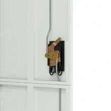 vidaXL Classeur grigio chiaro 90x40x180 cm acciaio - Grigio - Visualizzare 8